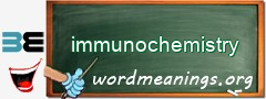WordMeaning blackboard for immunochemistry